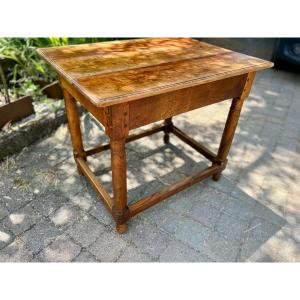 19th Century Walnut Side Table.