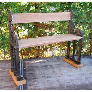 Neo-gothic Cast Iron Bench