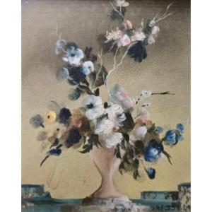 Marcel Dresse (1920-1994), Surrealist Bouquet Of Flowers
