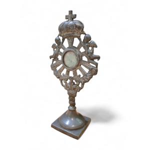 Ostentatious Reliquary - Pewter - 18th Century