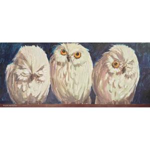 Roger Duterme (1919-1997) - The Three Owls