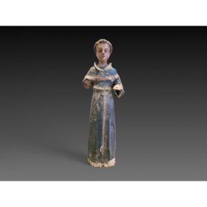 Saint Anthony Of Padua, 17th Century Statue