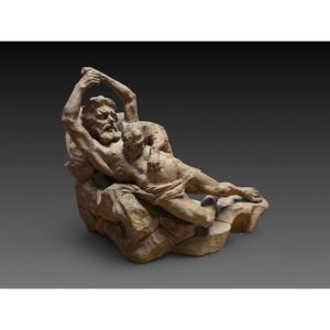 Jacques Degueldre, Combat With A Feline, 19th Century