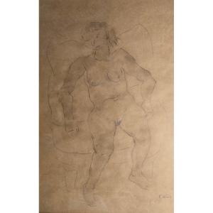 Fernand Wery (1886-1964) - Nude Woman - Brabant Fauvism - Expressionism