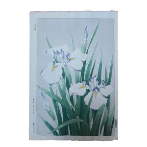 Shodo Kawarazaki (1889-1973) - Iris - Japanese Print - Ukiyo-e 