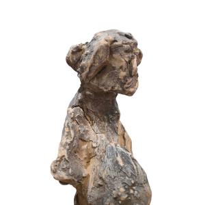 Art Brut Expressionist Terracotta Sculpture - To Be Identified