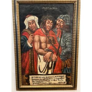 An Antique Popular Painting, "ecce Homo", 1550