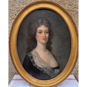 Portrait Of A Woman, Late 18th/early 19th Century, With Grey Hair