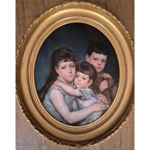 Family Portrait XIX Of Three Children Napoléon III