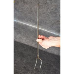 XIX Eme Wrought Iron Fireplace Kitchen Fork
