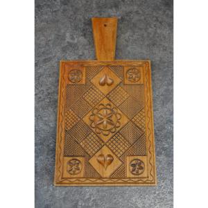 Butter Stamp Plate - Geometric Decor Berre Mold Ap155