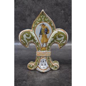 Vase Quimper Porquier Beau