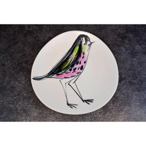 Vintage Bird Decor Plate