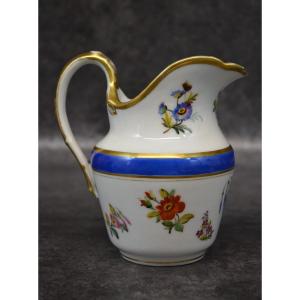Paris Porcelain Milk Jug Floral Decor