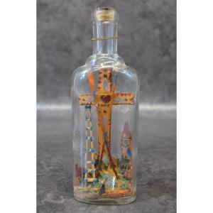 Bottle Of The Passion "the Youth Of Abbé Soury" Cambrai 1945