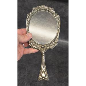 Face To Hand / Mirror / Art Nouveau Mirror