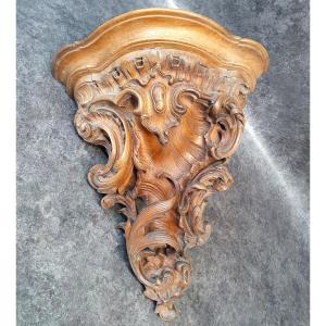 Wooden Corner Console