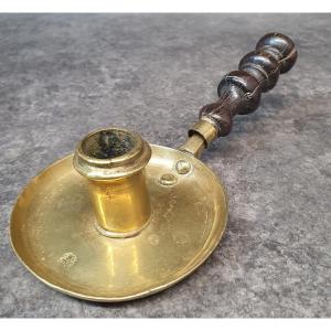 Bronze Candle Holder Folk Art 18th Century
