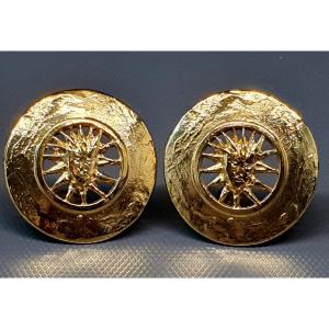 Pair Of Yves Saint Laurent Ysl Earrings