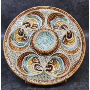 Oyster Plate In Onnaing Earthenware