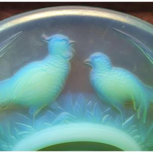 Verlux Art Deco Opalescent Glass Bowl