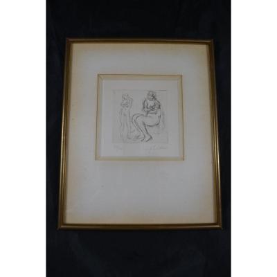 Gravure à l'Eau-forte De Charles Gadenne