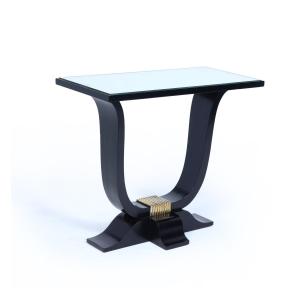 French Art Deco Console In Ebonite