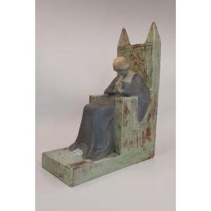 Mougin Sandstone, Woman Seated On Her Throne