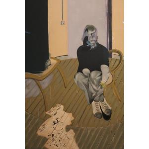 Lithograph Francis Bacon (1909-1992), Selfportrait N°2 (1973-1976)