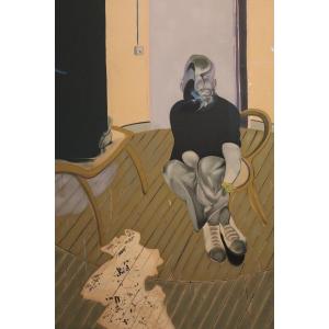 Lithograph Francis Bacon (1909-1992), Selfportrait N°2 (1973-1976)