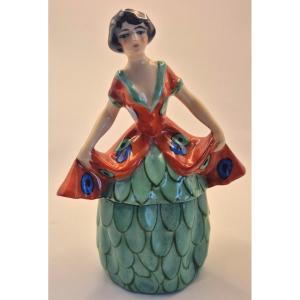 Baumy-savoyaud - Limoges, France, "elegant In A Red Dress"