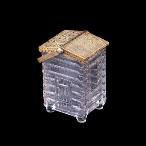 An Unusual “russian Style” Handled Silver-gilt And Cut-crystal Vase By Gubkin