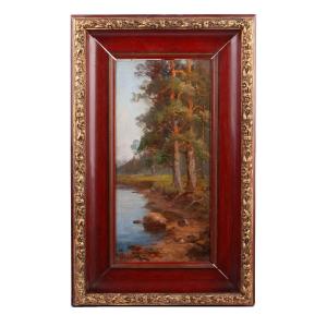 Platonov Semyon Sergeevich "forest Bank Of The River"