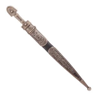 Antique Caucasian Dagger From Vladikavkaz, Early 20th Century - Workshop Of Osman Omarov