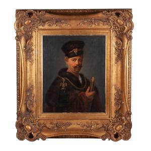 Copy Of Rembrandt’s ‘portrait Of A Polish Nobleman’
