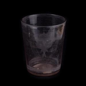 18th Century Russian Glass With A Double-headed Eagle