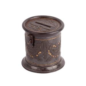 Russian Tula Steel Money Box, 1850s