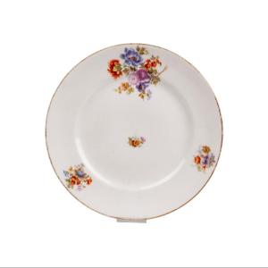 Porcelain Plate By The Kornilov Brothers Manufactory, St Petersburg, Second Half Of The 19th Ce