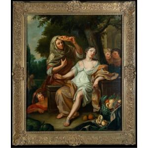 Entourage Of Caspar Netscher (1635/39-1684), Allegory