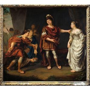 Jan Abel Wassenbergh (1689-1750) “the Continence Of Scipio” Signed
