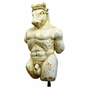 Marble Sculpture Of The Minotaur, 17th Century Baroque Style, Italy