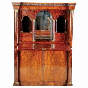  Secretary "à l'Abatant" Napoleon III, Empire, 19th Century