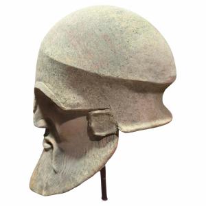 Terracotta Head Of A Dying Warrior, Aegina Pediments, 20th Century, Italy
