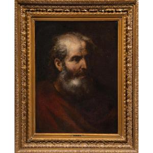 Important Circle Of Jusepe De Ribera (1588/91-1652), “portrait Of A Bearded Man”, 17th Century