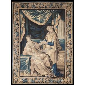 Aubusson Tapestry "the Fortune Teller", 18th Century