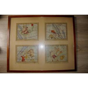 Flamsteed Fortin 1776 Celestial Atlas Maps