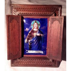 Copper Email Of Christ In His Shuttered Frame