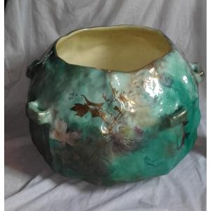 Clément Massier Golfe Juan Important Art Nouveau Planter