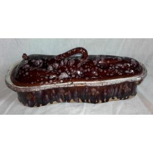 Terrine Or Hare Cottage With Lily Flowers