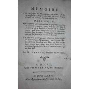 1776 Rare Curiosity: Medicine Memoir On The Danger Of Hasty Burials  